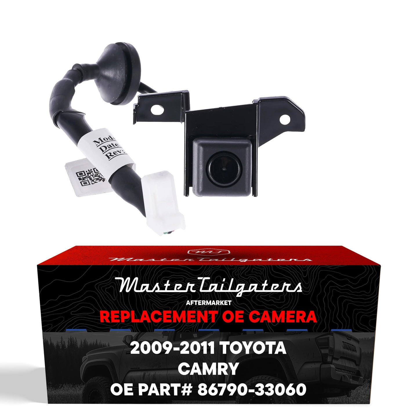 Master Tailgaters black OEM backup camera with harness for 2009-2011 Toyota Camry on Tampa Home & Garden Store