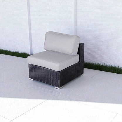 Minnesota Armless Patio Chairs Pair Set of 2