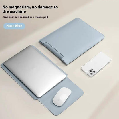 FLIPSTYLEZLLC haze blue non-magnetic laptop bag that doubles as a mouse pad for laptop use on Tampa Home & Garden Store