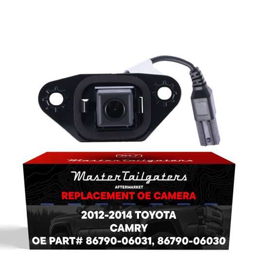 Backup camera by Master Tailgaters for Toyota Camry 2012-2014; black OE 86790-06030/06031 on Tampa Home & Garden Store