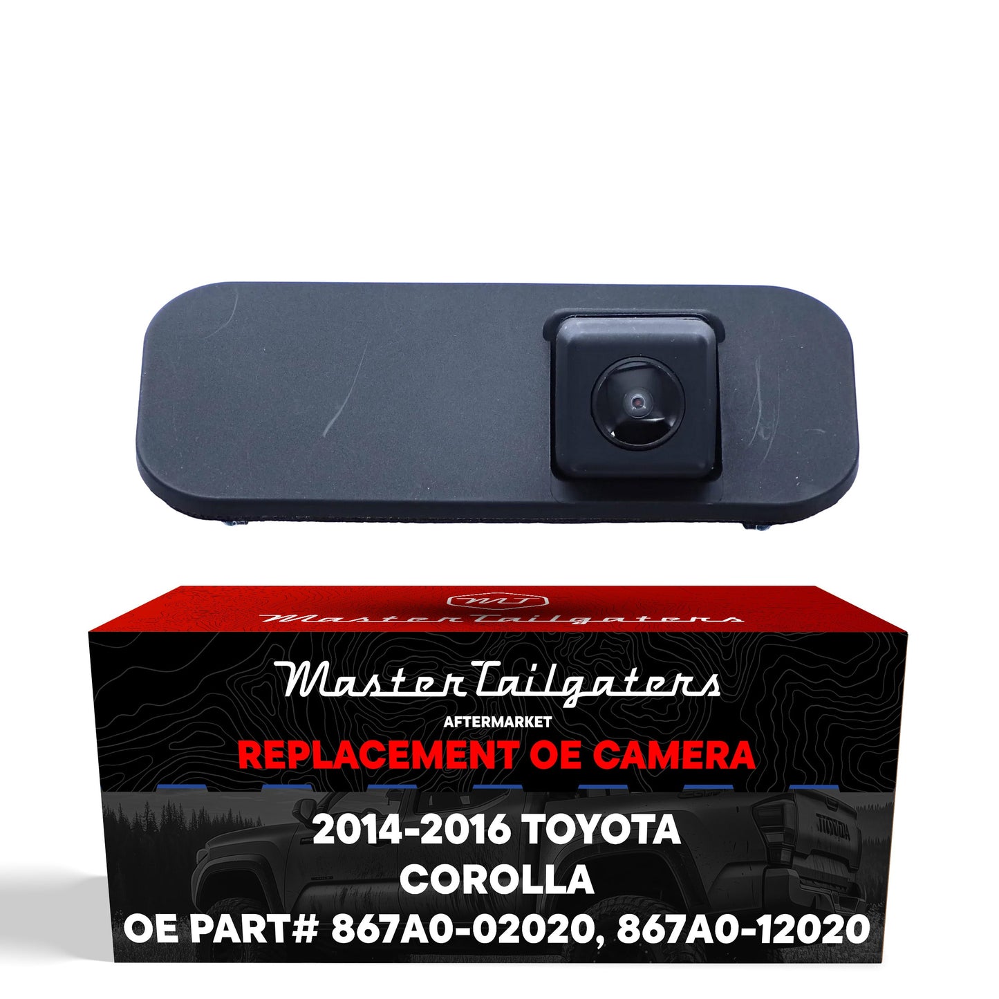 Master Tailgaters backup camera for 2014-2016 Corolla 867A0-02020/867A0-12020 black housing on Tampa Home & Garden Store