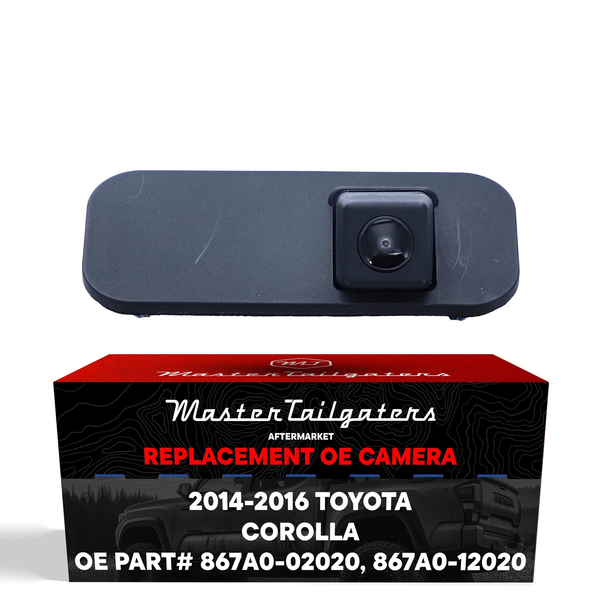 Master Tailgaters backup camera for 2014-2016 Corolla 867A0-02020/867A0-12020 black housing on Tampa Home & Garden Store