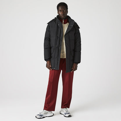 the Long Water Repellent Men Detachable Puffer