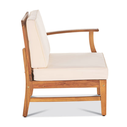 the Perla Acacia Wood Patio Armchair for Outdoors