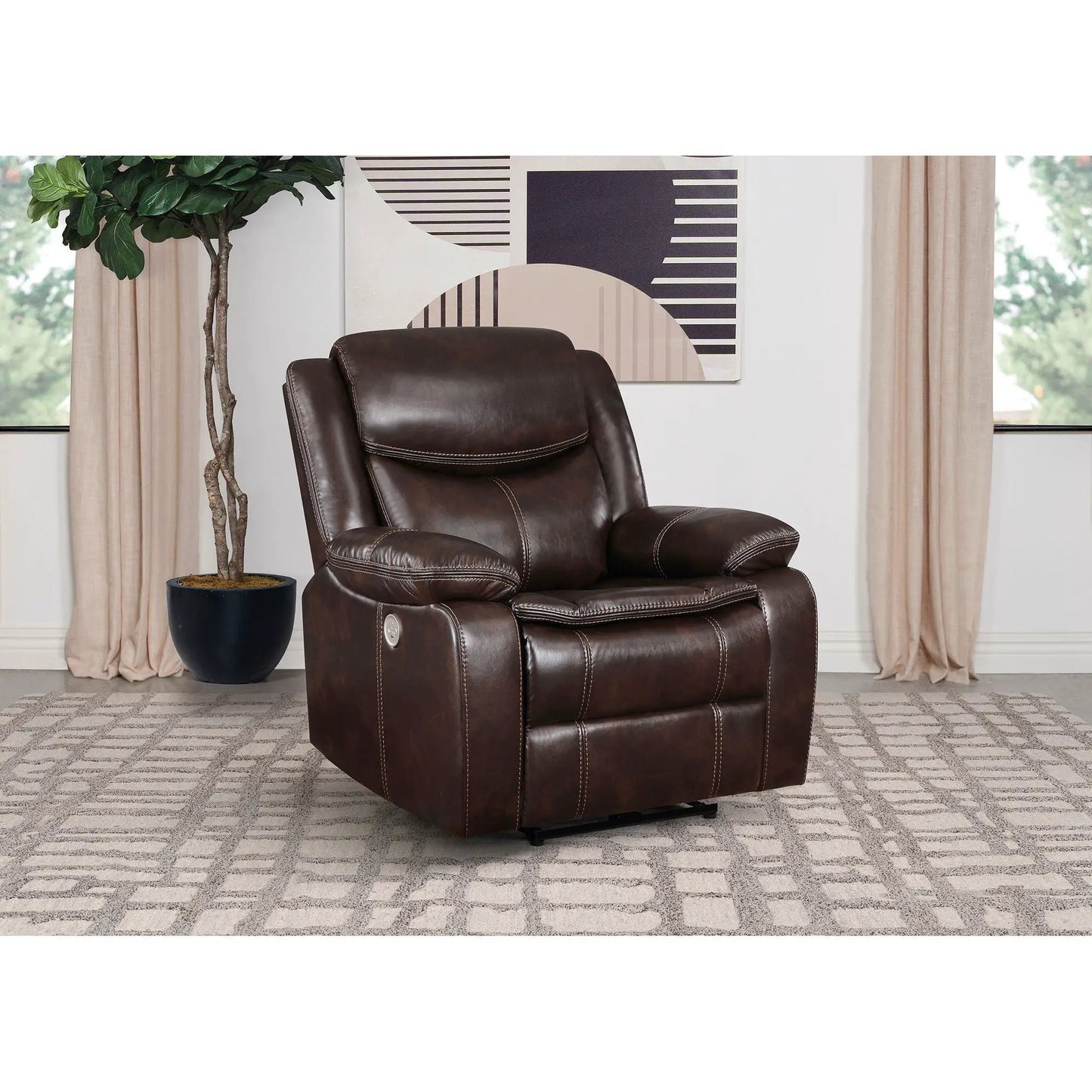 Salerno Power Recliner Chair With USB Charging