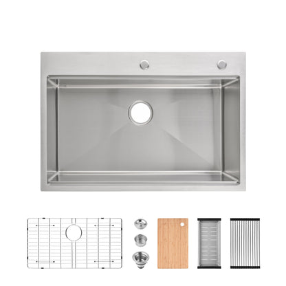 Stainless Steel Kitchen Sink For Overmount