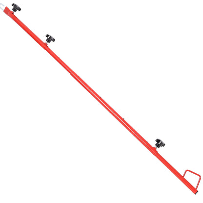 Red Hatch Jammer Holder rod with black knobs for retractable car door jammer by HouseOfZazla on Tampa Home & Garden Store