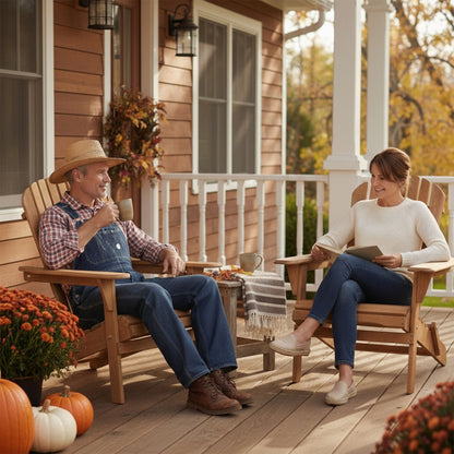 Oversized Folding Adirondack Chair for Patio