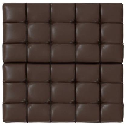 Harrison Large Coffee Table Storage Ottoman brown tufted leather Unique Piece Furniture on Tampa Home & Garden Store