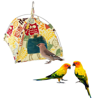New Hanging Parrot Tent Hammock by Sell My Stuff, fabric with metal hoop for small birds on Tampa Home & Garden Store
