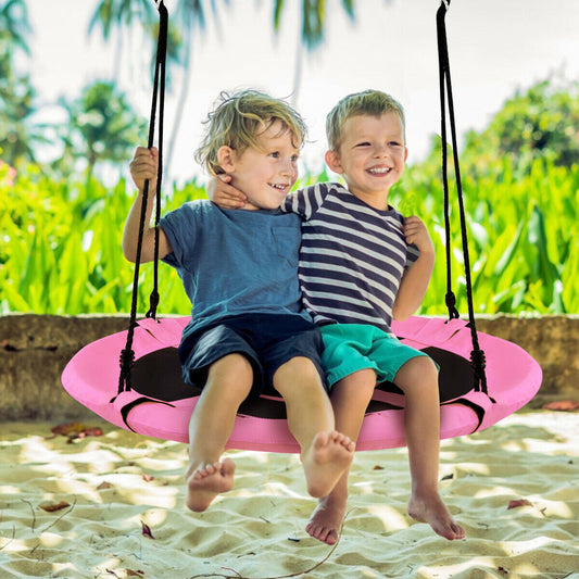 40 Inch Flying Saucer Tree Swing Indoor Outdoor Play Set - Tampa Home & Garden Store