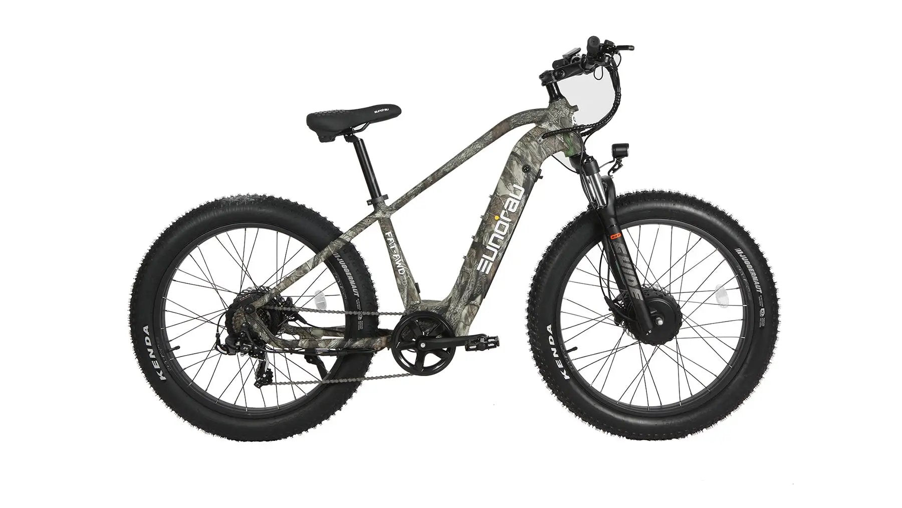 FAT-AWD 2.0 electric bike camo fat-tire frame with front suspension by EUNORAU E-BIKE US on Tampa Home & Garden Store
