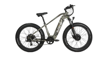 FAT-AWD 2.0 electric bike camo fat-tire frame with front suspension by EUNORAU E-BIKE US on Tampa Home & Garden Store