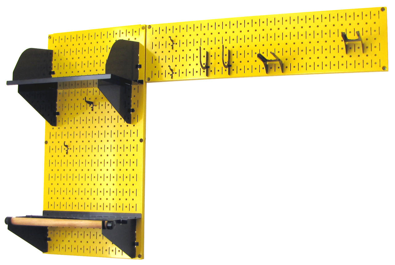 Wall Mount Pegboard Garden Tool Storage Kit