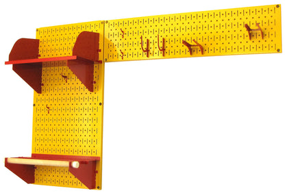 Wall Mount Pegboard Garden Tool Storage Kit