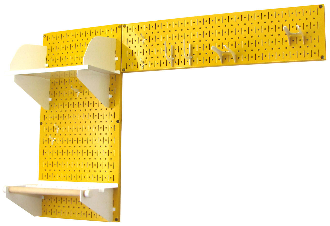 Wall Mount Pegboard Garden Tool Storage Kit