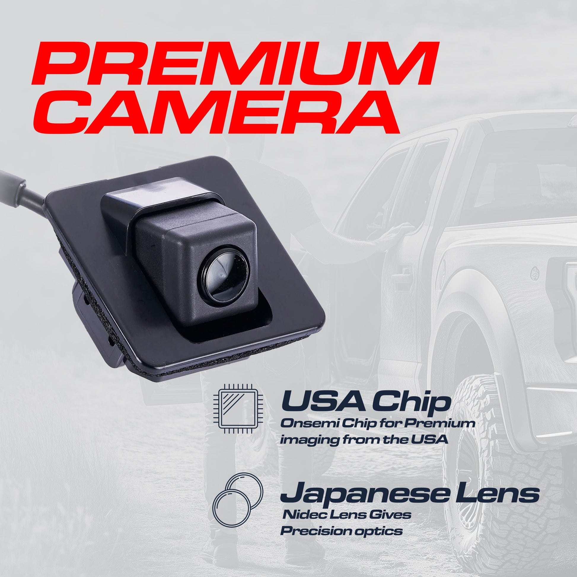 Master Tailgaters OEM backup camera for Chevrolet Cruze 2016-2018, black housing on Tampa Home & Garden Store