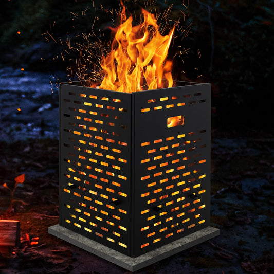 30 Inches Ultra Thick Burn Barrel with Venting Patterns and 4 Cross Braces - Tampa Home & Garden Store