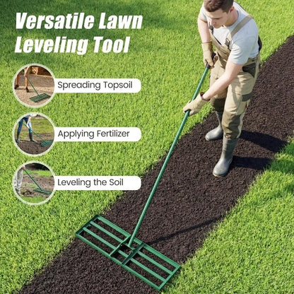 Heavy Duty Lawn Level Tool with 69 Inch Handle