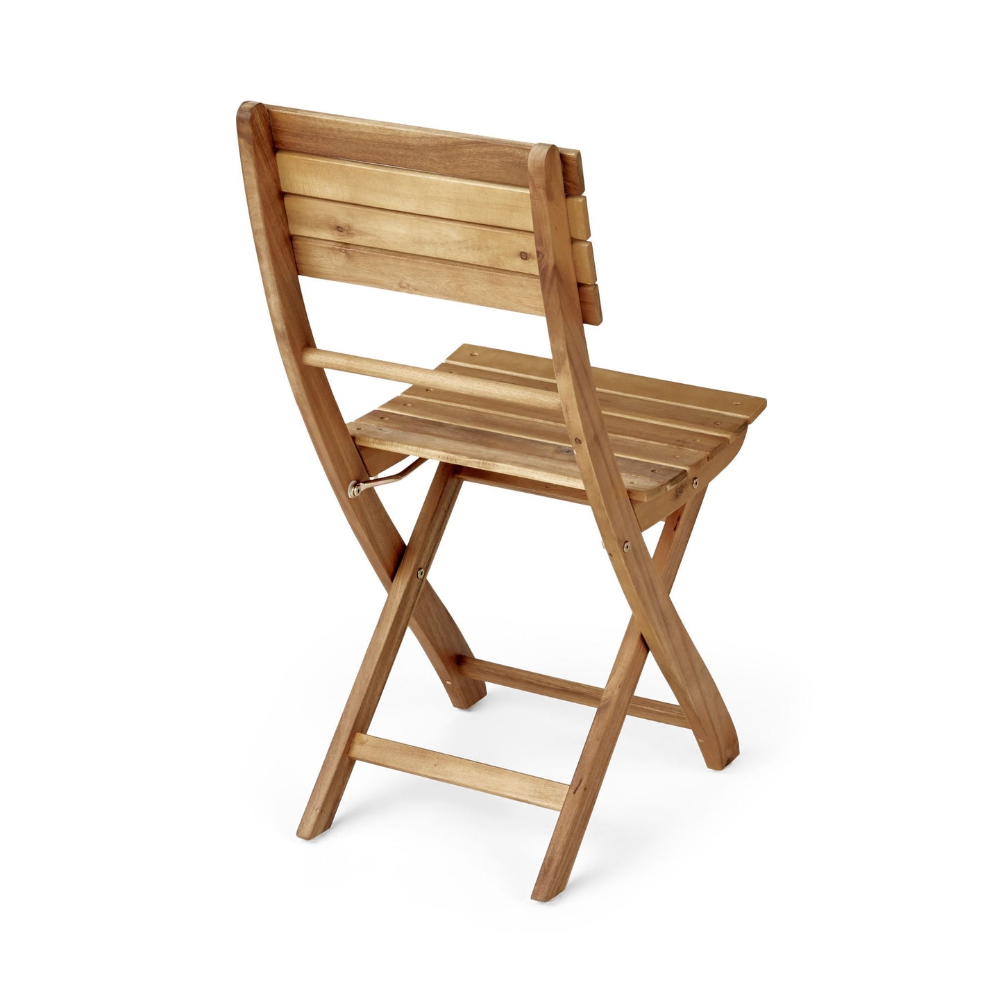 Outdoor Foldable Wood Dining Chair Set of Two