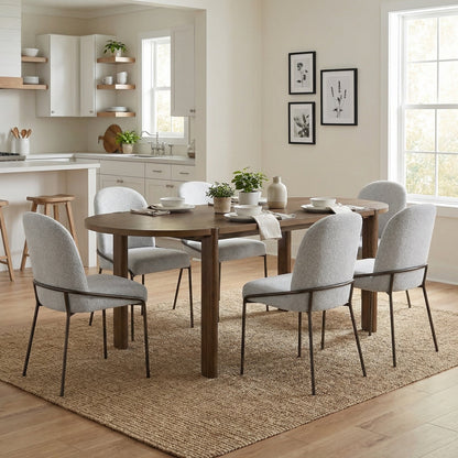 Rustic Farmhouse Dining Table and Chairs