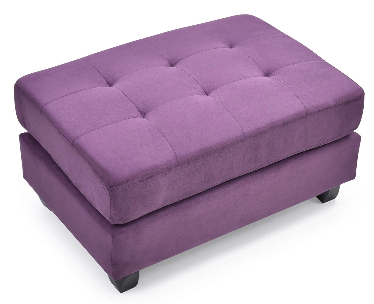 Chic Contemporary Storage Ottoman Tufted Cushion