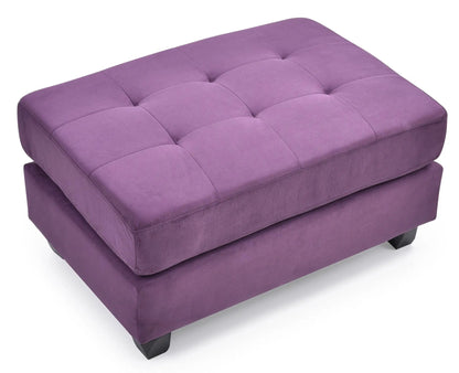 Chic Contemporary Storage Ottoman Tufted Cushion