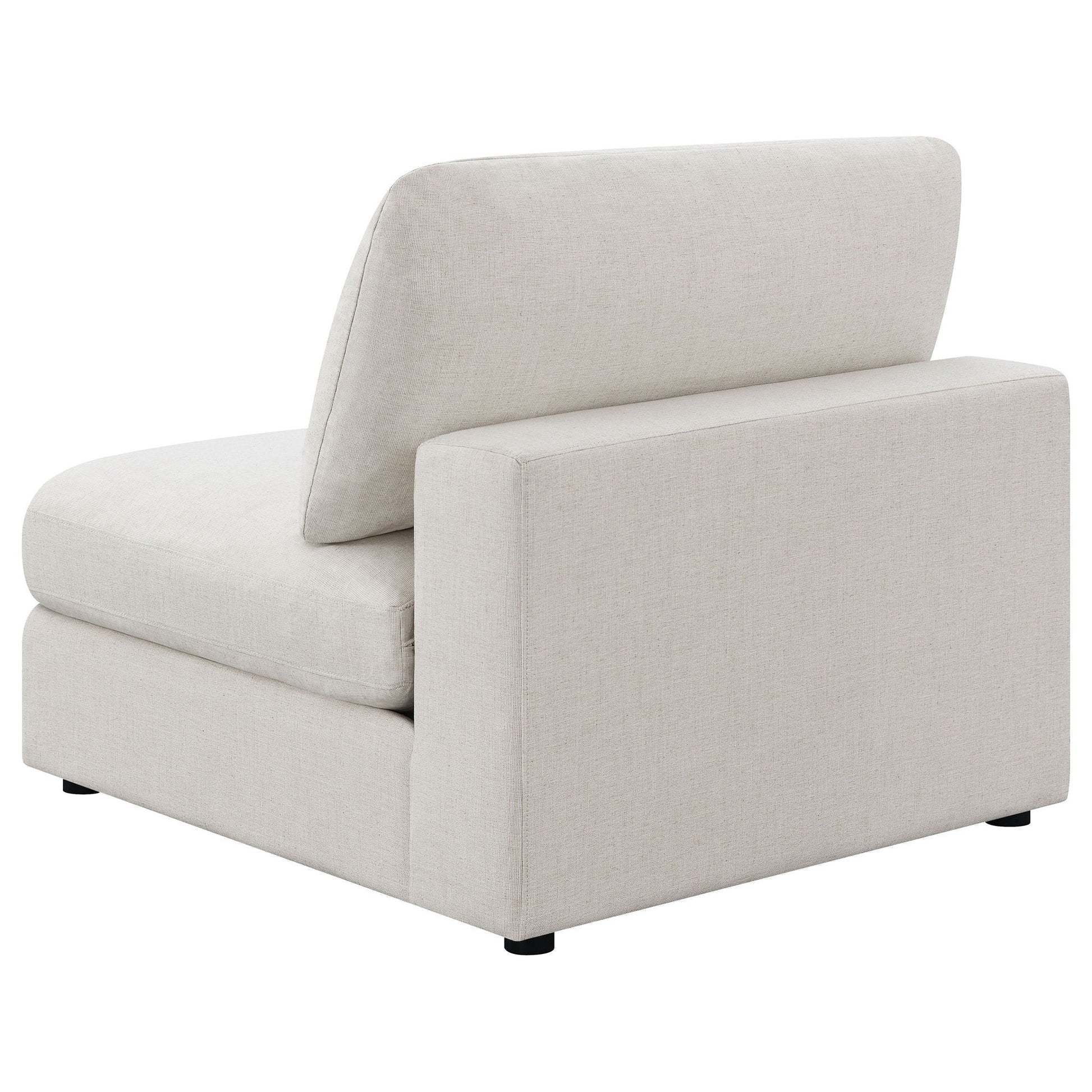 Rhette Upholstered Sectional, 2-piece beige fabric with chaise by HouseOfZazla on Tampa Home & Garden Store