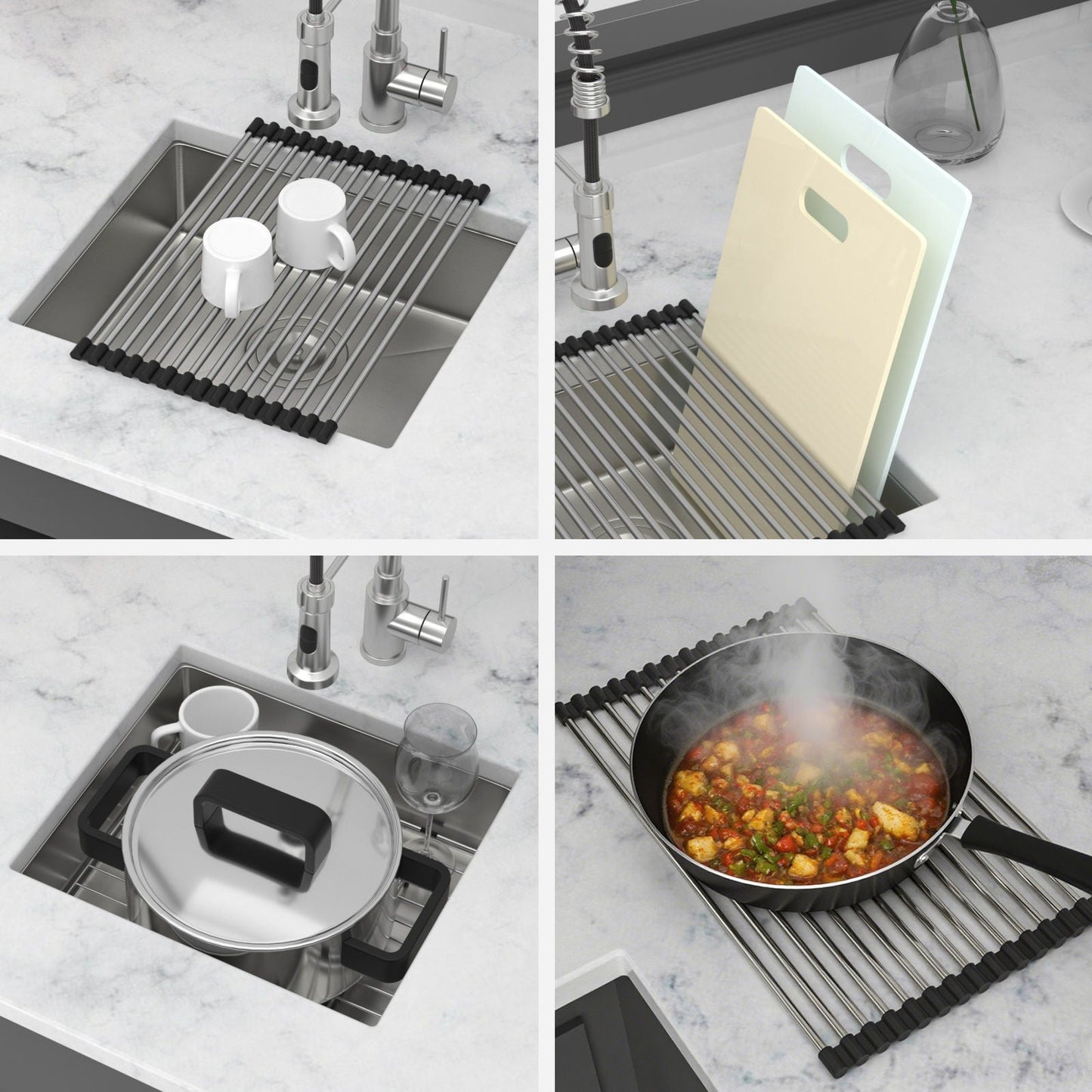 Modern Deep Single Bowl and Stainless Steel Sink