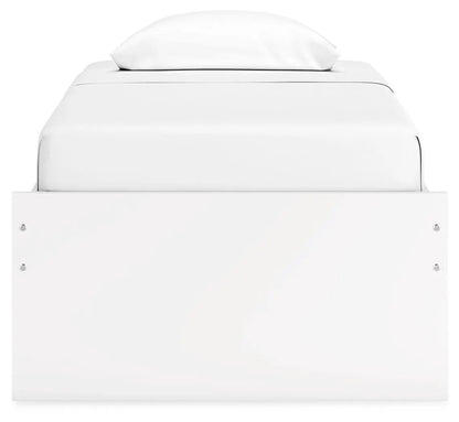 Onita Platform Bed white storage bed by Unique Piece Furniture with panel footboard on Tampa Home & Garden Store