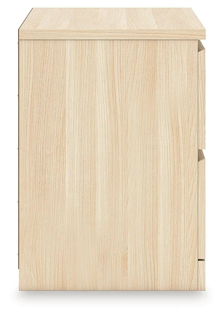 Onita two-drawer night stand in light oak wood by Unique Piece Furniture on Tampa Home & Garden Store