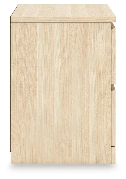 Onita two-drawer night stand in light oak wood by Unique Piece Furniture on Tampa Home & Garden Store