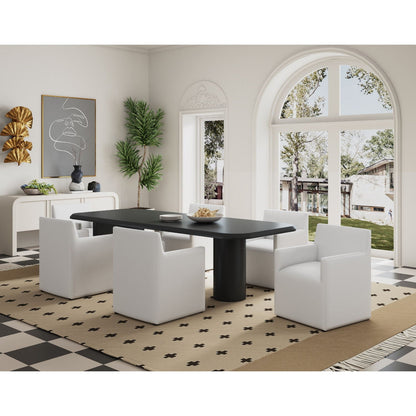 Anna Modern Square Armchair with Foam Cushion