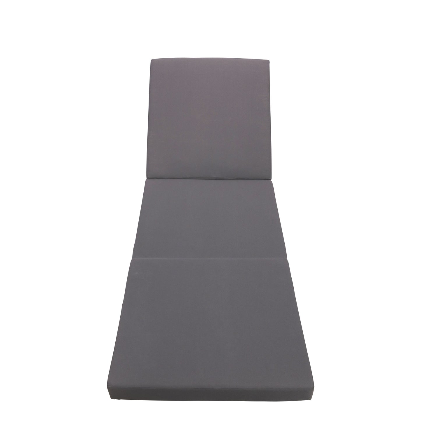 Gray Broadway Ian Chaise Lounge Cushion, triple folds back & seat cushion by HouseOfZazla on Tampa Home & Garden Store
