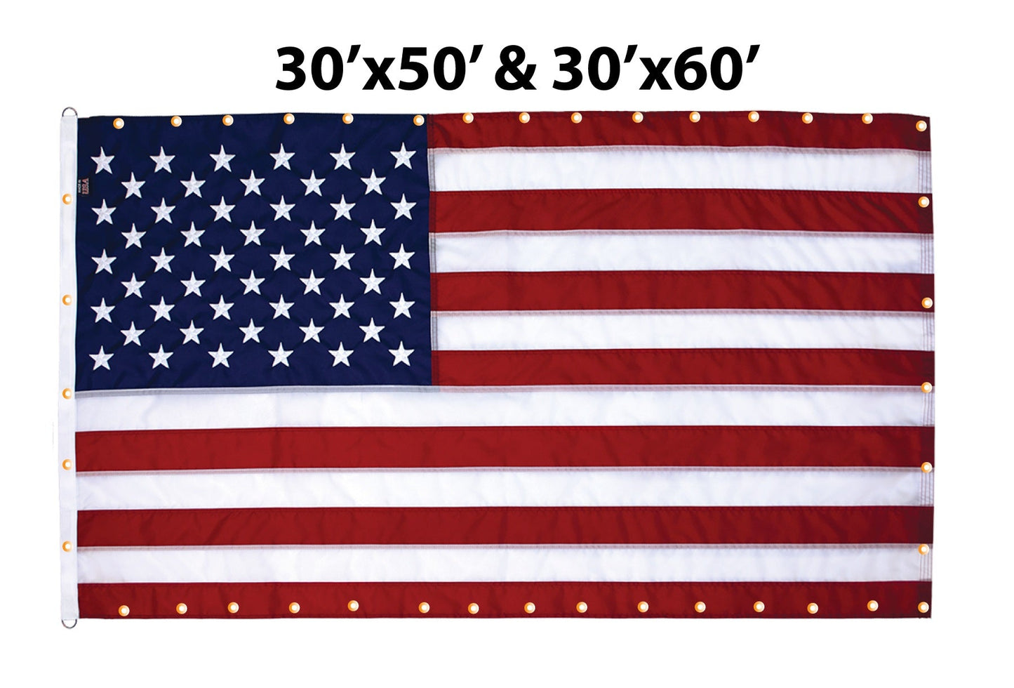Bandera estadounidense de nailon WallSafe™ para pared | Ojales reforzados | Hecho en EE. UU.