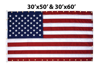 Bandera estadounidense de nailon WallSafe™ para pared | Ojales reforzados | Hecho en EE. UU.