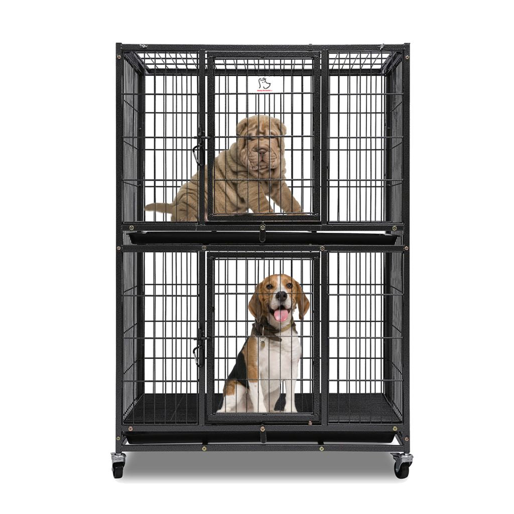 31" Two-Tier Dog Crate 46A - Tampa Home & Garden Store