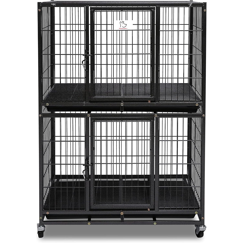 31" Two-Tier Dog Crate 46A - Tampa Home & Garden Store