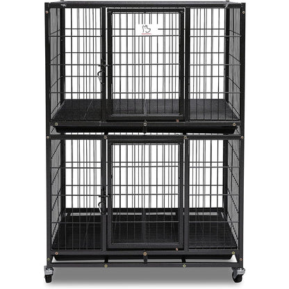31" Two-Tier Dog Crate 46A - Tampa Home & Garden Store