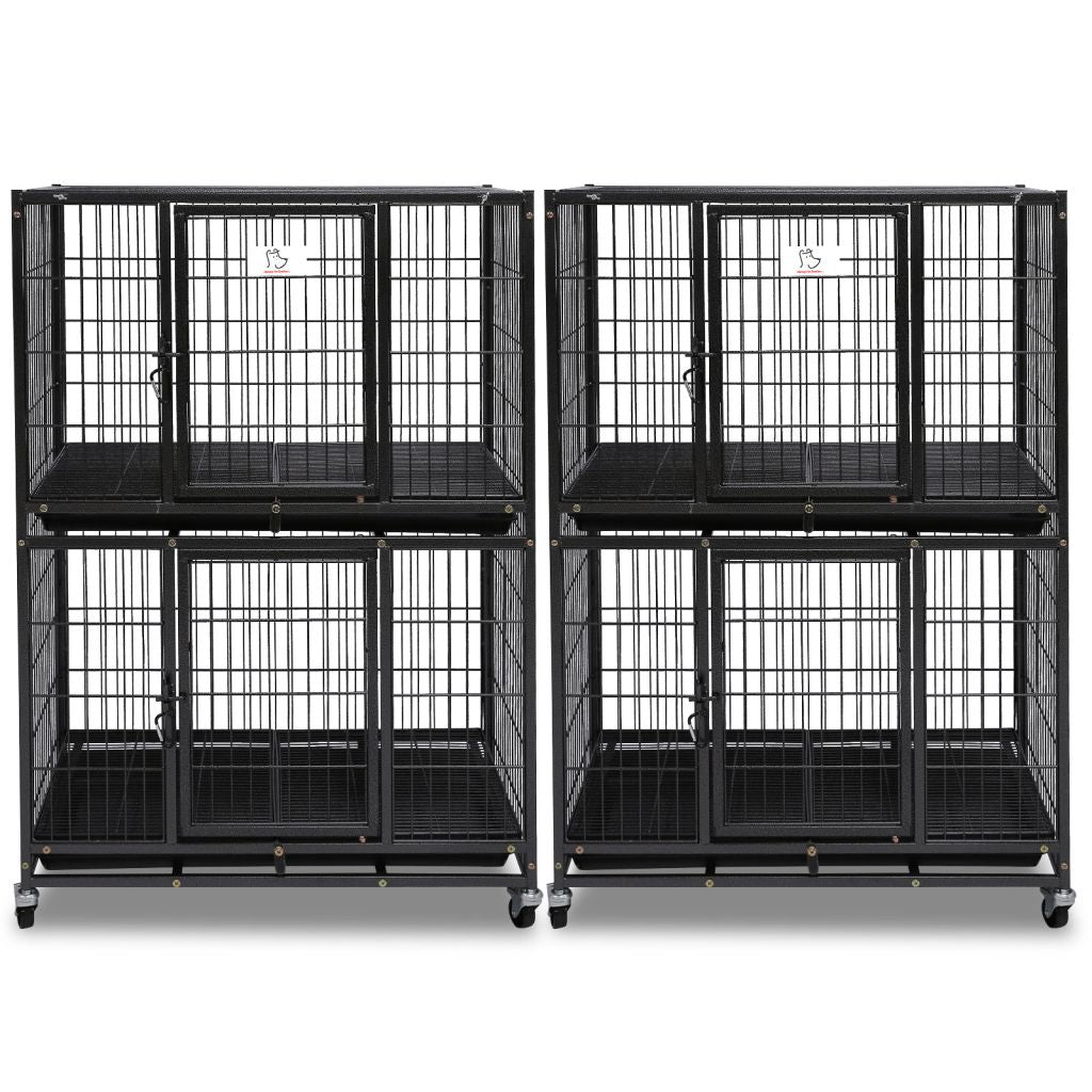 31" Two-Tier Dog Crate 46A - Tampa Home & Garden Store
