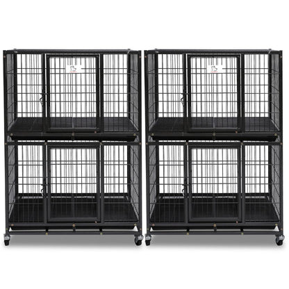 31" Two-Tier Dog Crate 46A - Tampa Home & Garden Store