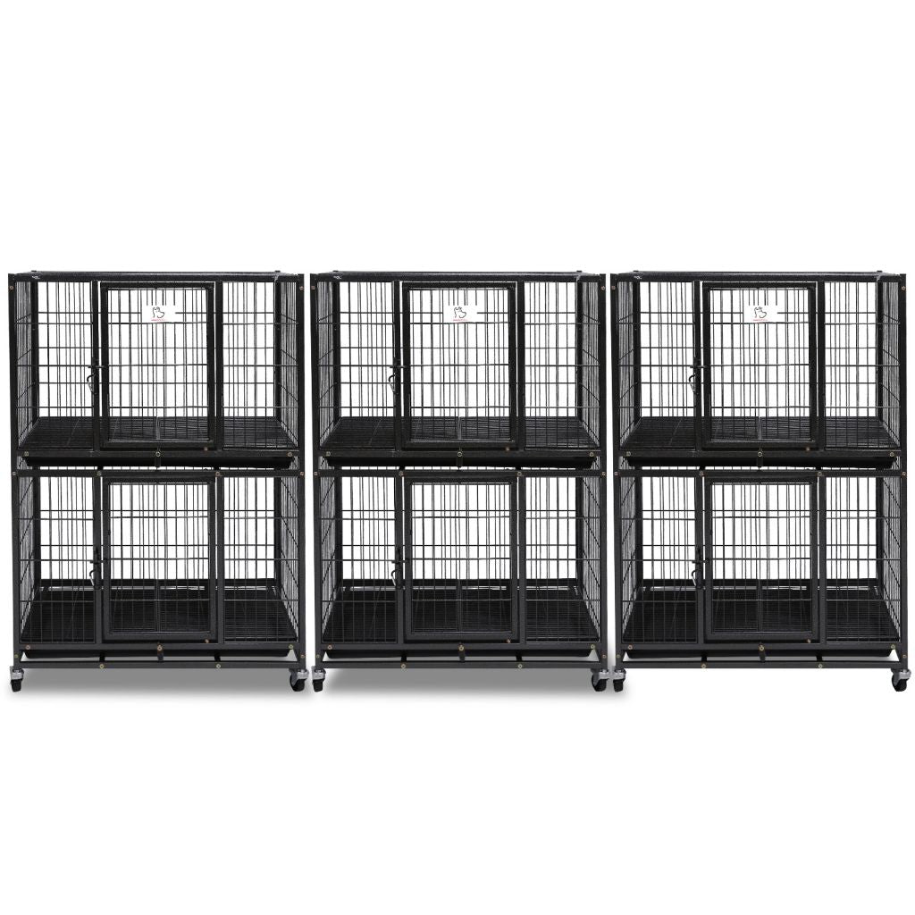 31" Two-Tier Dog Crate 46A - Tampa Home & Garden Store