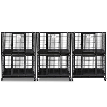 31" Two-Tier Dog Crate 46A - Tampa Home & Garden Store