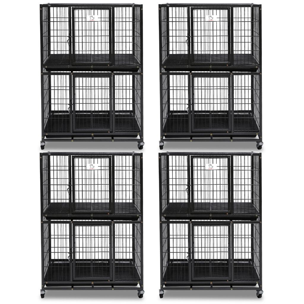 31" Two-Tier Dog Crate 46A - Tampa Home & Garden Store