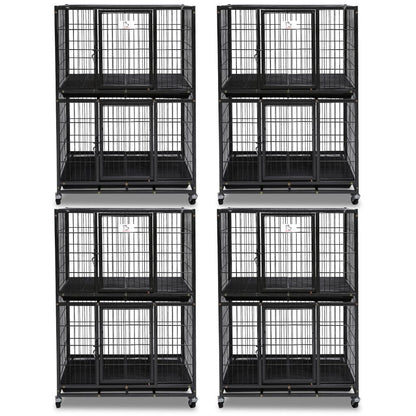 31" Two-Tier Dog Crate 46A - Tampa Home & Garden Store