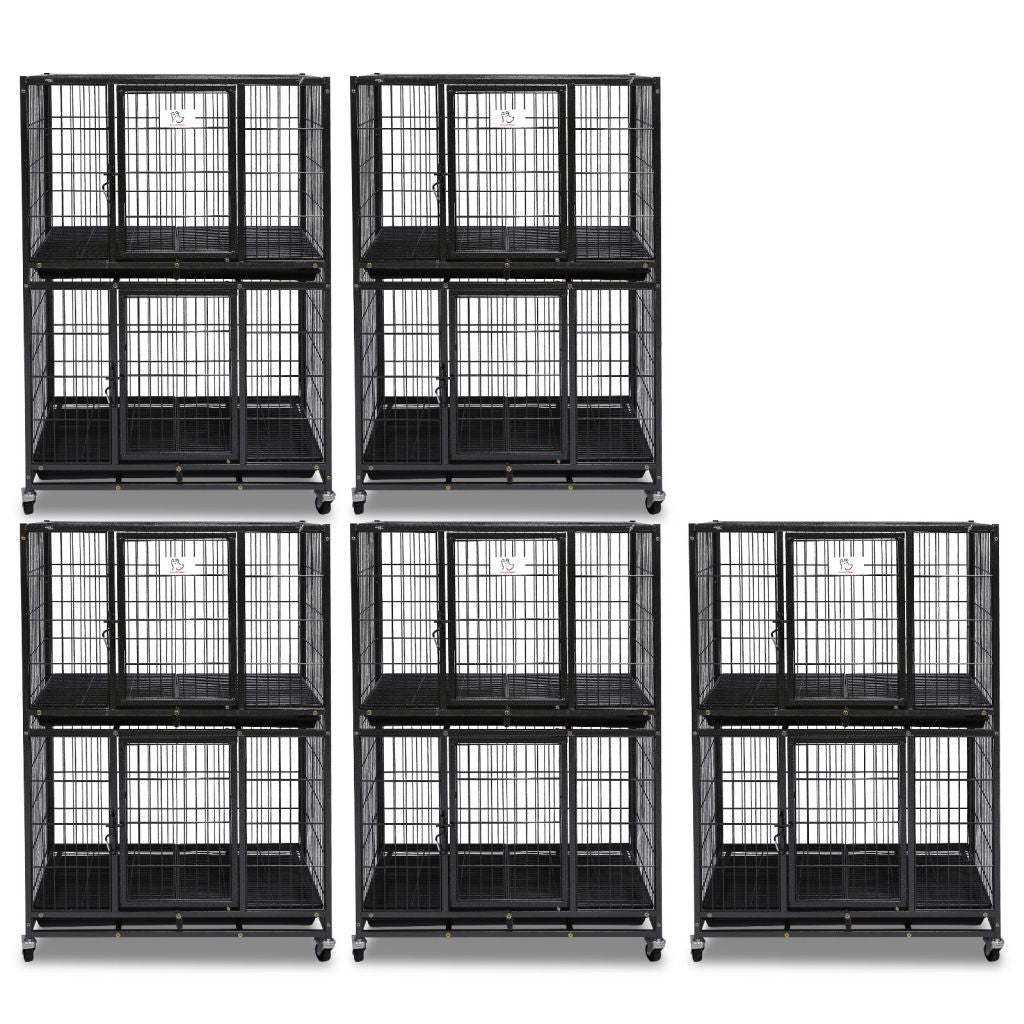 31" Two-Tier Dog Crate 46A - Tampa Home & Garden Store