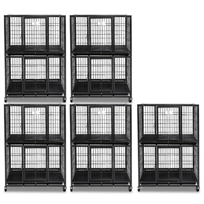 31" Two-Tier Dog Crate 46A - Tampa Home & Garden Store