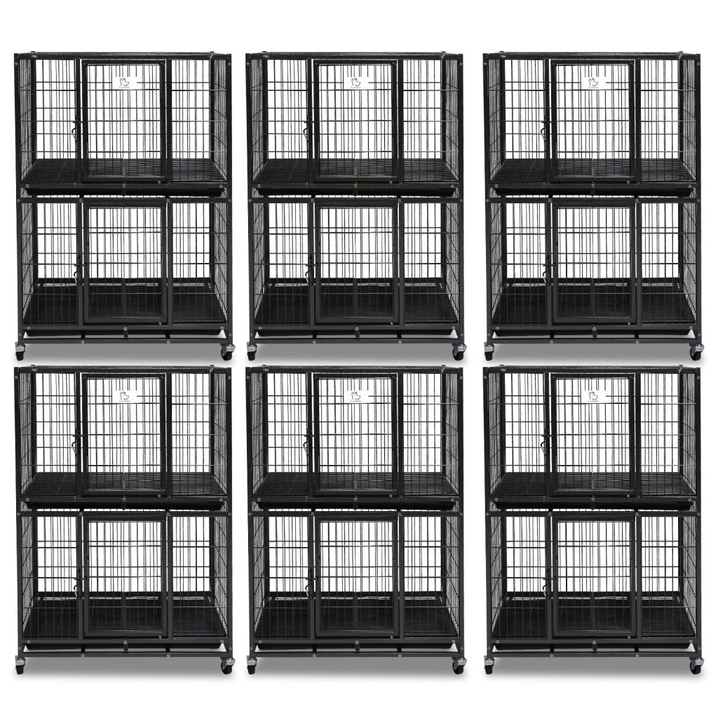 31" Two-Tier Dog Crate 46A - Tampa Home & Garden Store