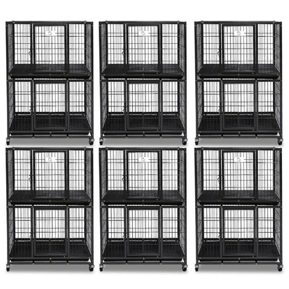31" Two-Tier Dog Crate 46A - Tampa Home & Garden Store