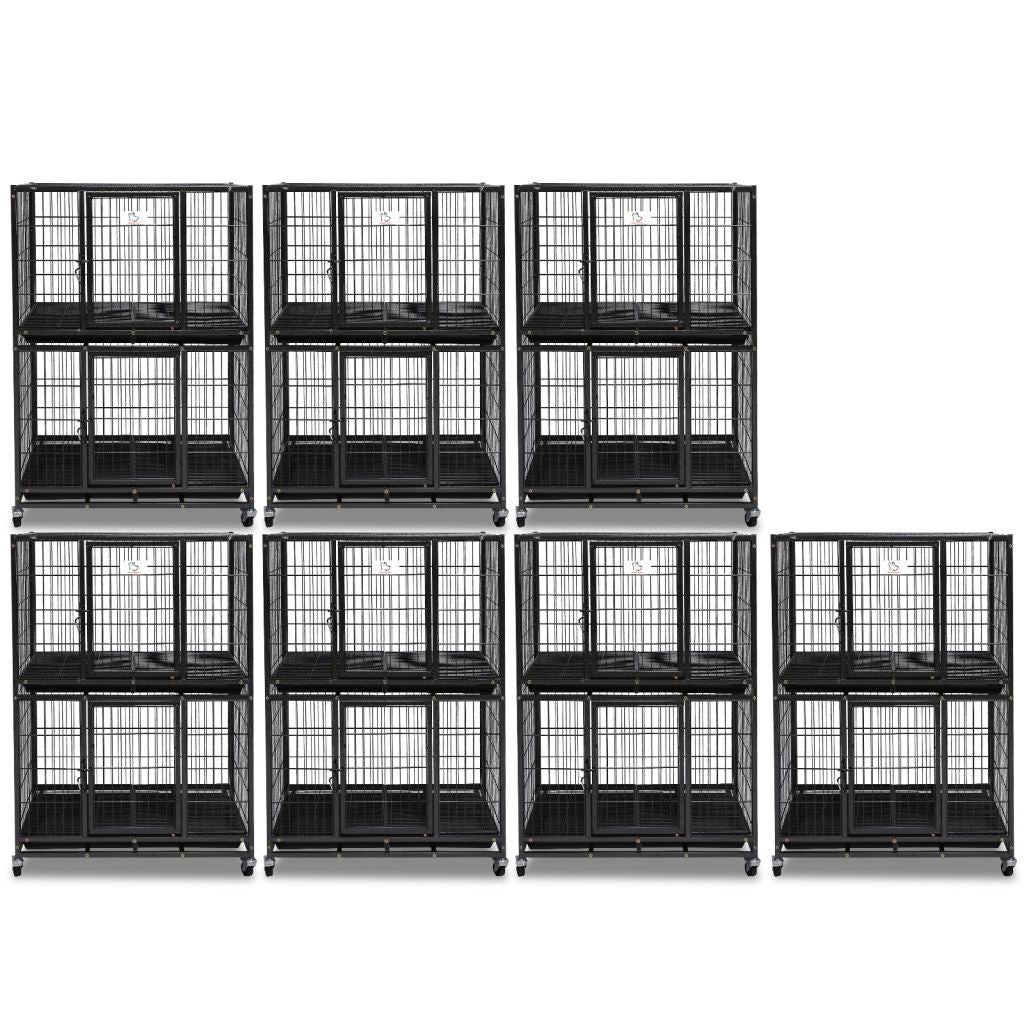 31" Two-Tier Dog Crate 46A - Tampa Home & Garden Store